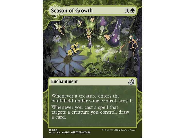 Season of Growth (Showcase) | EN | NM | WOT 1