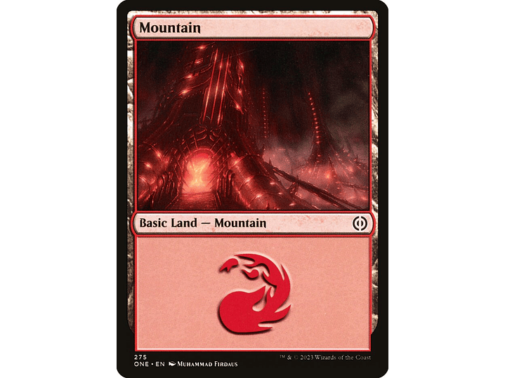Mountain (foil) | EN | NM | ONE 1