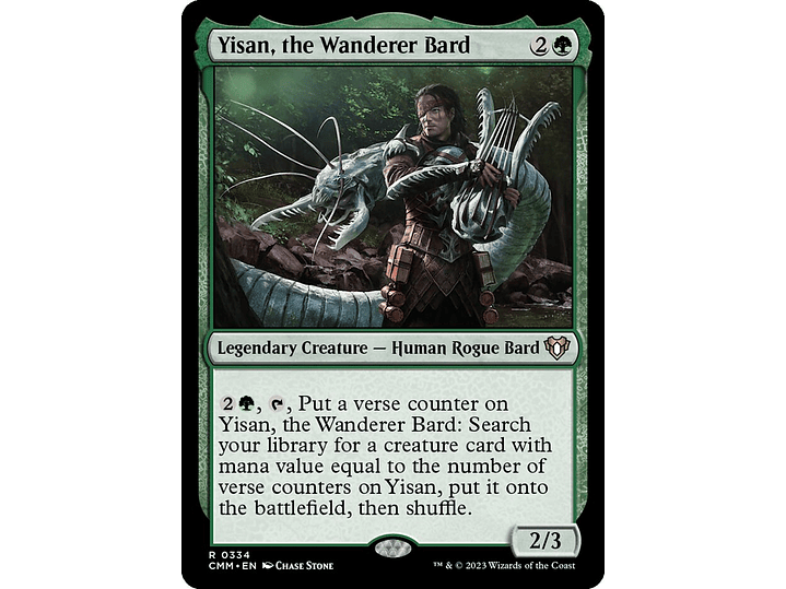 Yisan, the Wanderer Bard | EN | NM | CMM 1