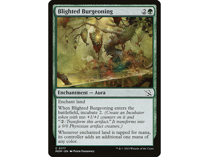 Blighted Burgeoning (foil) | EN | NM | MOM 1