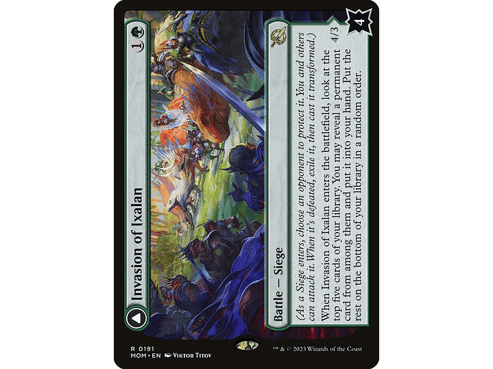 Invasion of Ixalan // Belligerent Regisaur | EN | NM | MOM 1