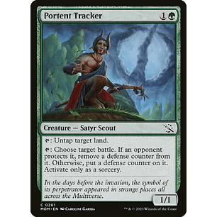 Portent Tracker (foil) | ES | NM | MOM