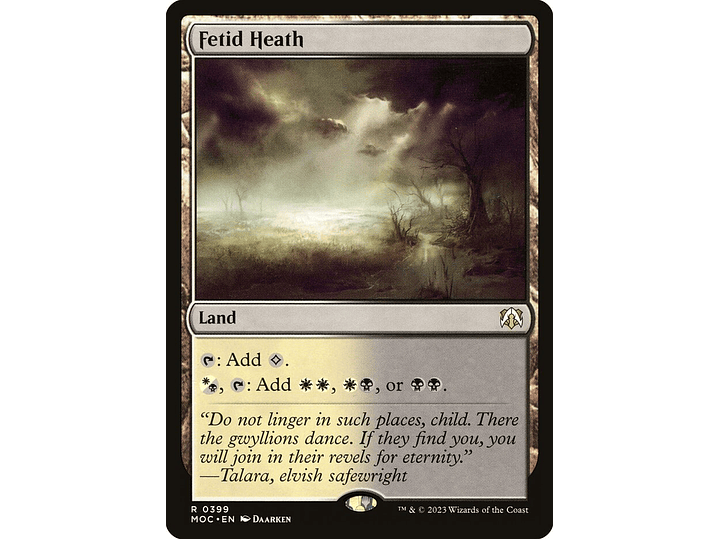 Fetid Heath | EN | NM | MOC 1