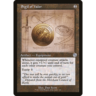Sigil of Valor (Retro Frame foil) | EN | NM | BRR