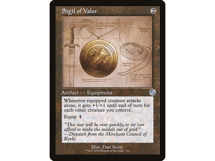 Sigil of Valor (Retro Frame foil) | EN | NM | BRR 1