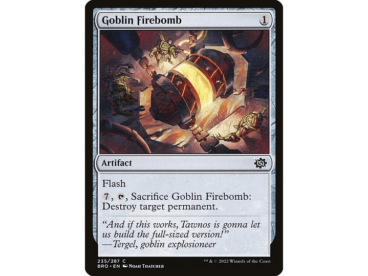 Goblin Firebomb | EN | NM | BRO 1