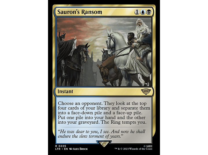 Sauron's Ransom (foil) | ES | NM | LTR 1