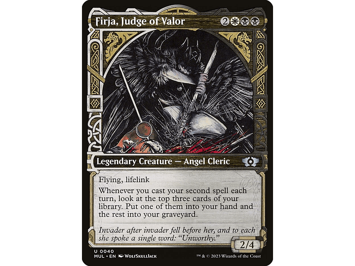 Firja, Judge of Valor (Showcase) | EN | NM | MUL 1