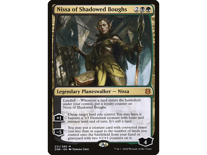 Nissa of Shadowed Boughs | EN | NM | ZNR 1