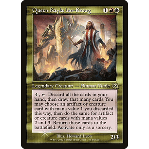 Queen Kayla bin-Kroog (Retro Frame foil) | EN | NM | BRO