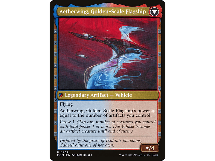 Invasion of Kaladesh // Aetherwing, Golden-Scale Flagship | EN | NM | MOM 2