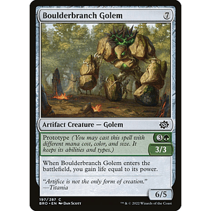 Boulderbranch Golem (foil) | EN | NM | BRO