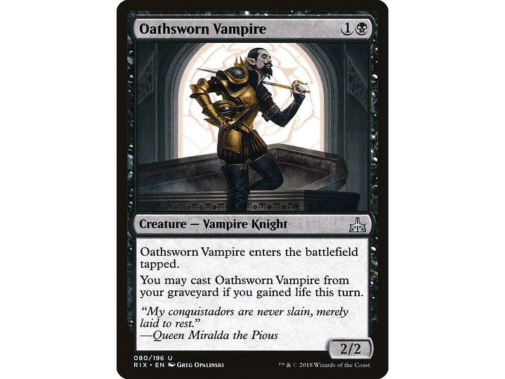 Oathsworn Vampire | EN | NM | RIX 1