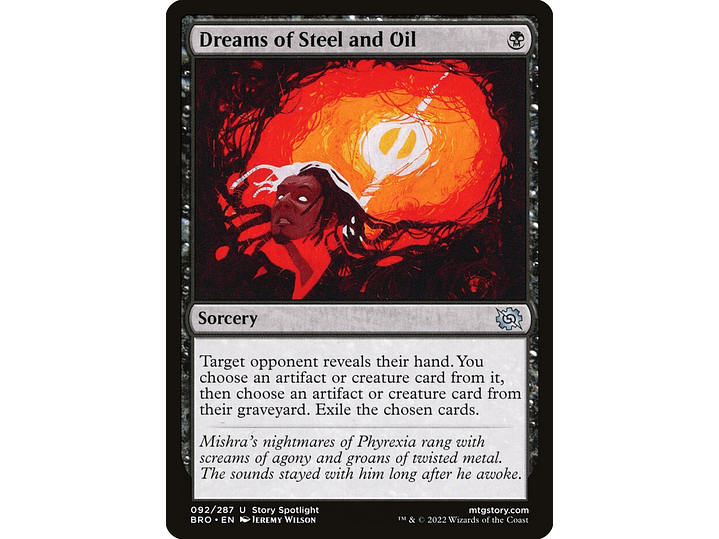 Dreams of Steel and Oil | ES | NM | BRO 1