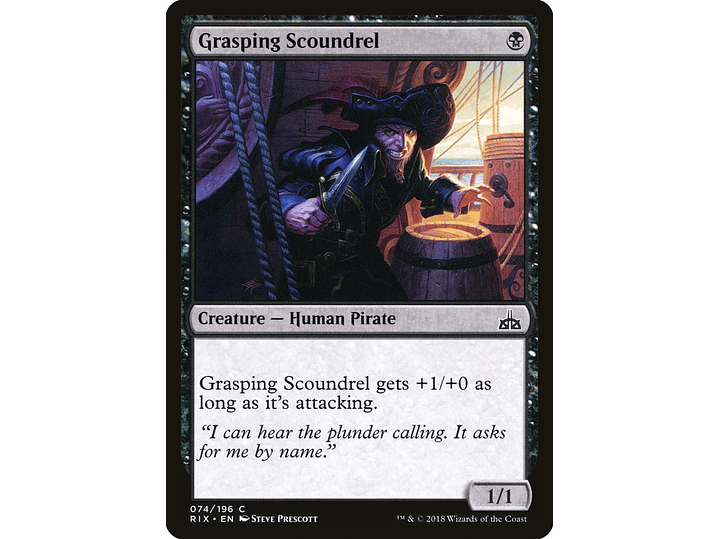 Grasping Scoundrel | EN | NM | RIX 1