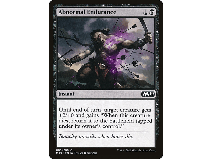 Abnormal Endurance | ES | NM | M19 1