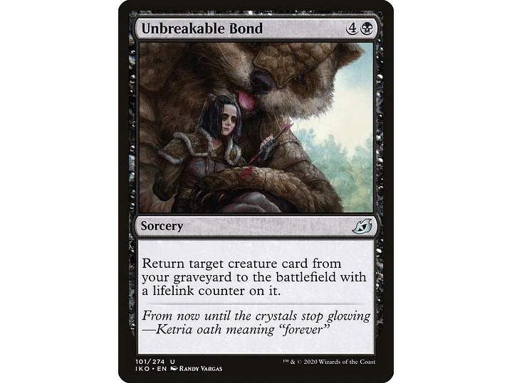 Unbreakable Bond | ES | NM | IKO 1
