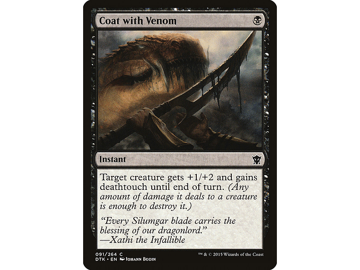 Coat with Venom | ES | NM | DTK 1