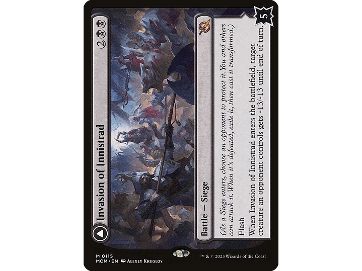 Invasion of Innistrad // Deluge of the Dead | ES | NM | MOM 1