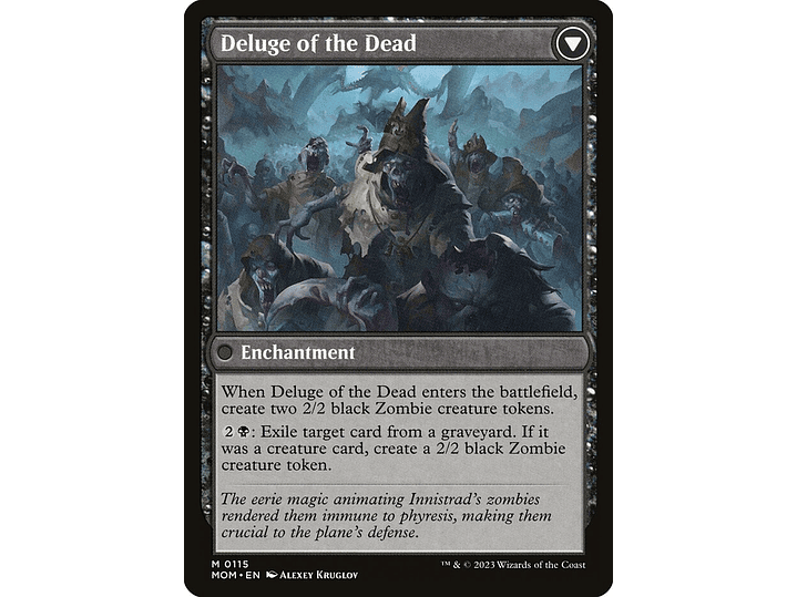 Invasion of Innistrad // Deluge of the Dead | ES | NM | MOM 2