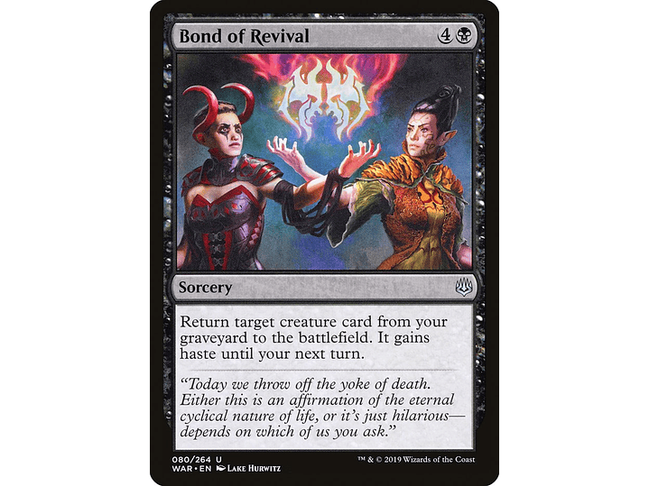 Bond of Revival | ES | NM | WAR 1