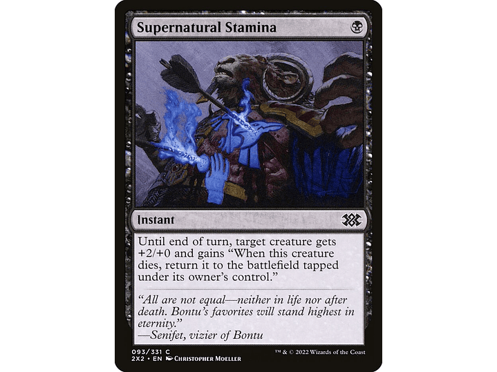 Supernatural Stamina (foil) | EN | NM | 2X2 1