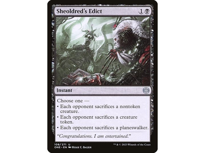Sheoldred's Edict | EN | NM | ONE 1