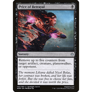 Price of Betrayal | EN | NM | WAR