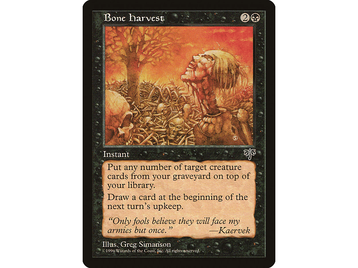 Bone Harvest (Retro Frame) | EN | NM | MIR 1