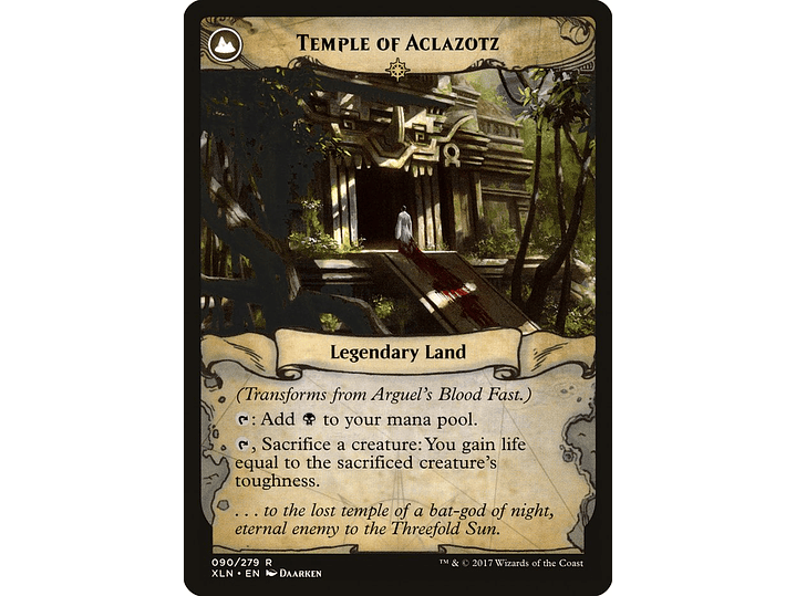 Arguel's Blood Fast // Temple of Aclazotz | EN | NM | XLN 2