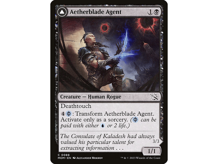 Aetherblade Agent // Gitaxian Mindstinger | EN | NM | MOM 1