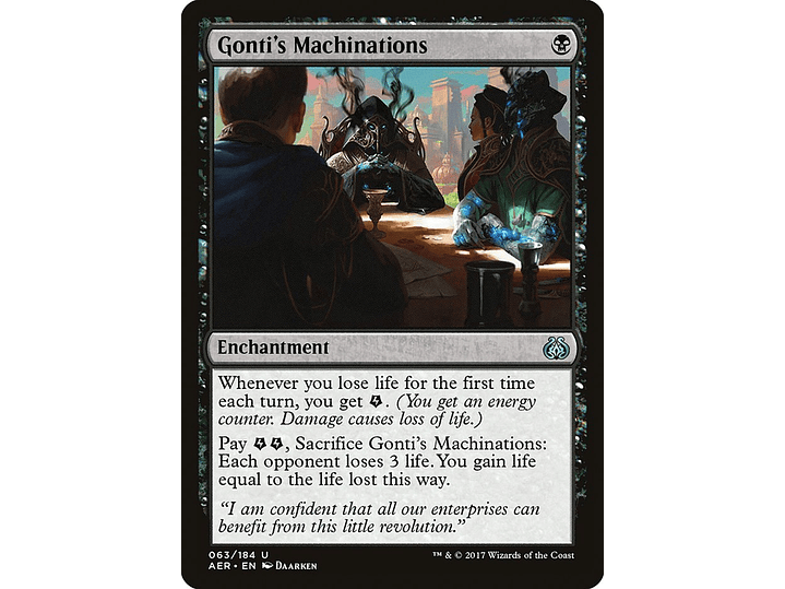 Gonti's Machinations | EN | NM | AER 1