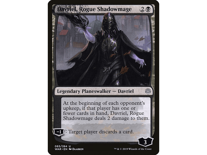 Davriel, Rogue Shadowmage (foil) | EN | NM | WAR 1
