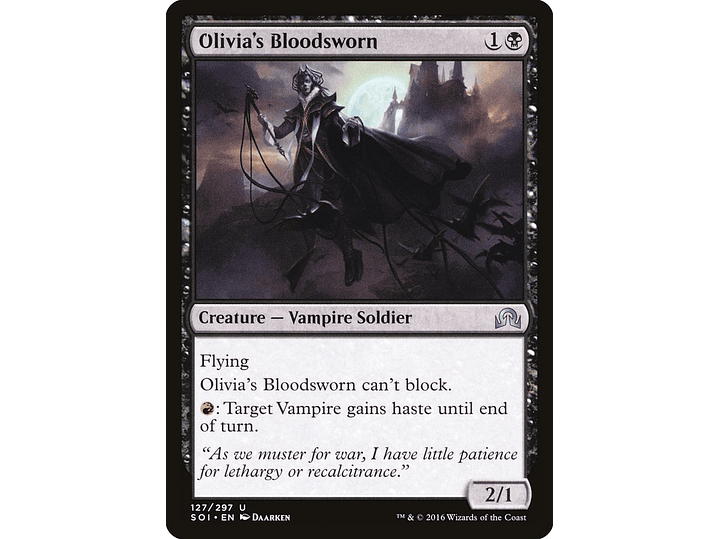 Olivia's Bloodsworn | EN | NM | SOI 1