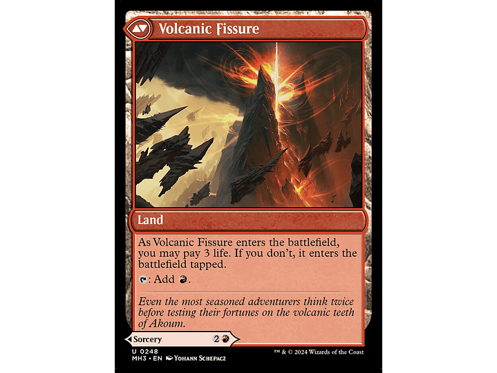 Sundering Eruption // Volcanic Fissure | ES | NM | MH3 2