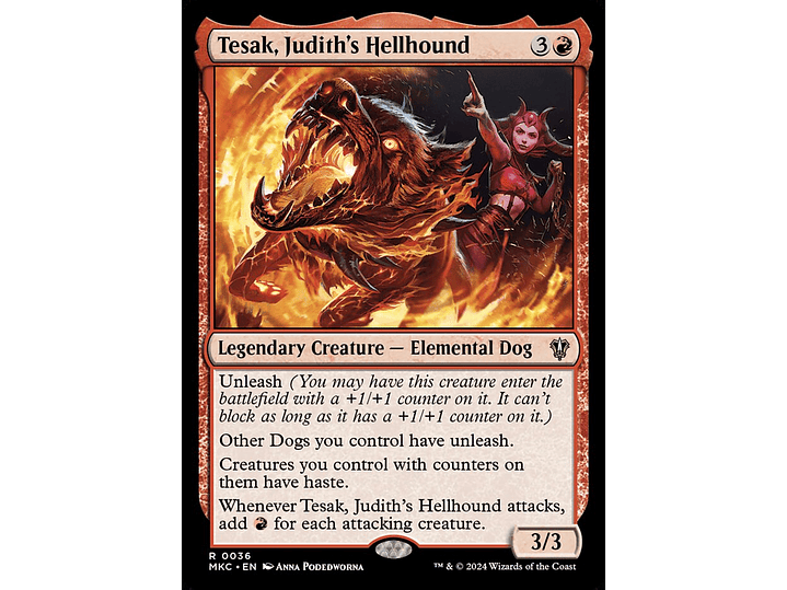 Tesak, Judith's Hellhound | EN | NM | MKC 1