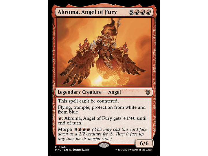 Akroma, Angel of Fury | EN | NM | MKC 1