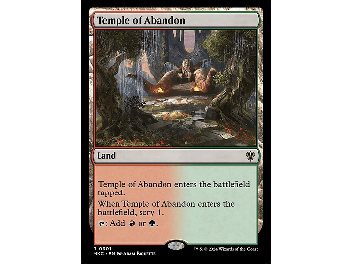 Temple of Abandon | EN | NM | MKC 1