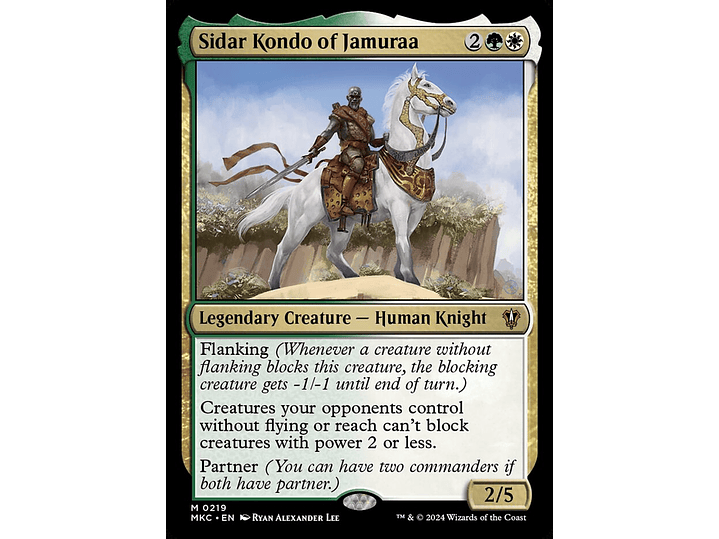 Sidar Kondo of Jamuraa | EN | NM | MKC 1