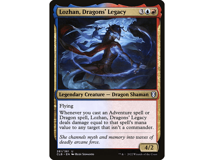 Lozhan, Dragons' Legacy (foil) | EN | NM | CLB 1