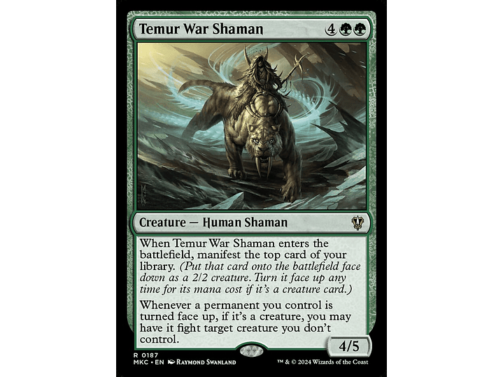 Temur War Shaman | EN | NM | MKC 1