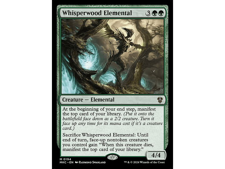 Whisperwood Elemental | EN | NM | MKC 1