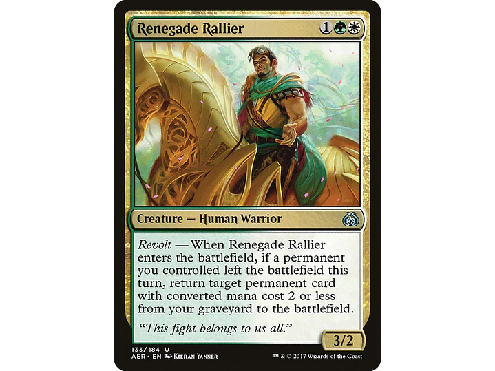 Renegade Rallier | ES | NM | AER 1
