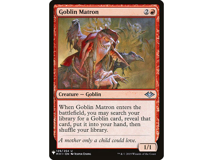 Goblin Matron | EN | NM | PLST 1