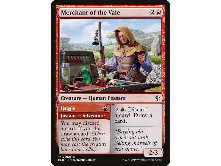 Merchant of the Vale // Haggle | EN | NM | ELD 1