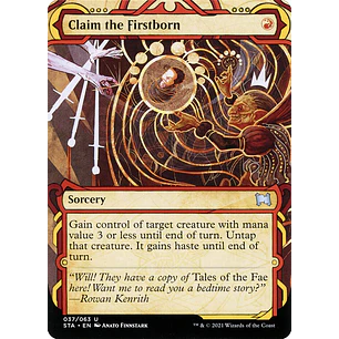 Claim the Firstborn (Showcase) | EN | NM | STA
