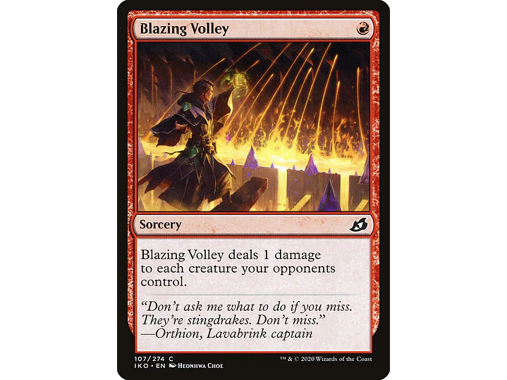 Blazing Volley | ES | NM | IKO 1