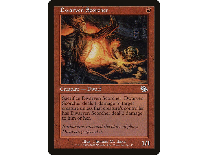 Dwarven Scorcher (Retro Frame) | ES | NM | JUD 1