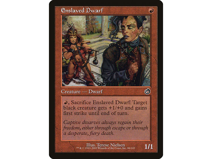 Enslaved Dwarf (Retro Frame) | ES | NM | TOR 1