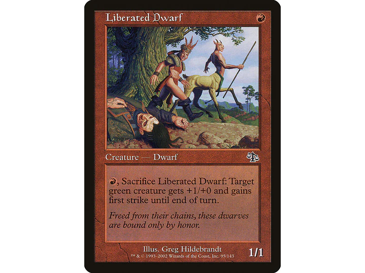 Liberated Dwarf (Retro Frame) | ES | NM | JUD 1